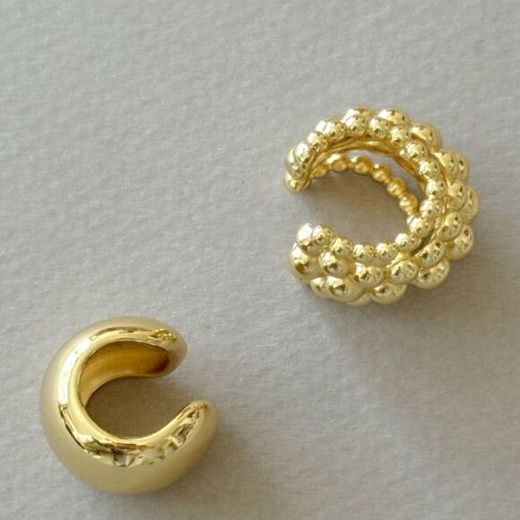 luxury cuff earrings A796 - Picture 3 of 3